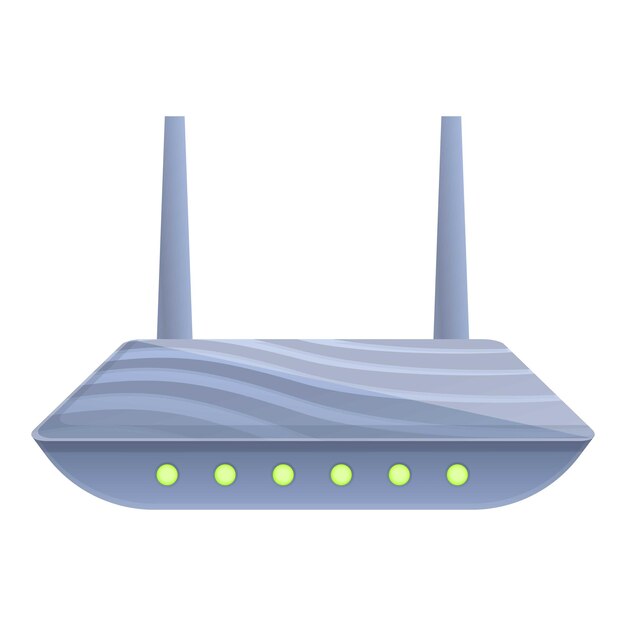 Wifi internet modem icon Cartoon of wifi internet modem vector icon for web design isolated on white background
