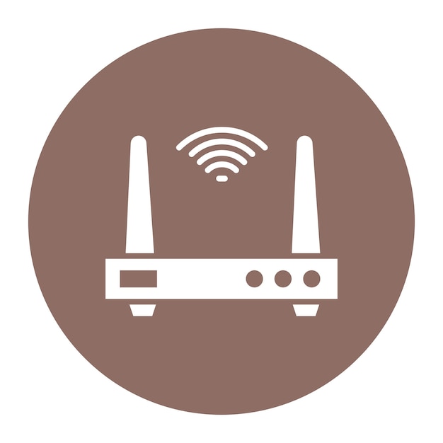 Wifi Router icon vector image Can be used for Electric Circuits
