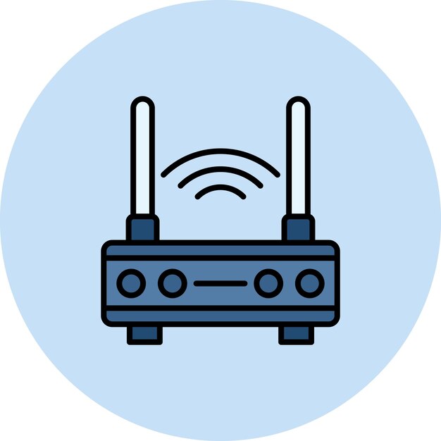 Wifi Router icon vector image Can be used for Smart City