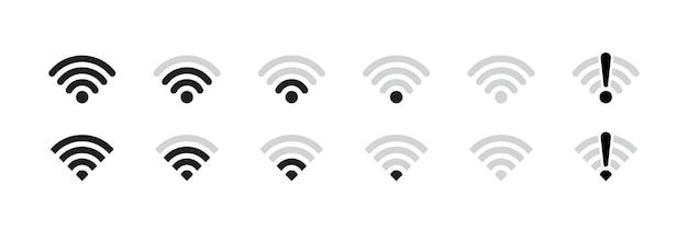 wifi sign icon wifi icon collection wifi vector