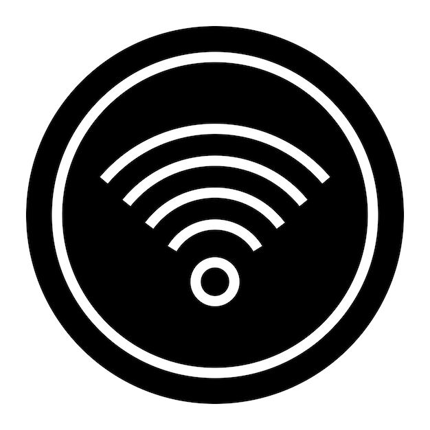Wifi vektorikon designillustration