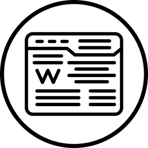 Wikipedia Icon Style