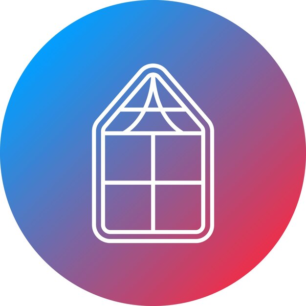 Window Frame icon vector image Can be used for Home Improvements