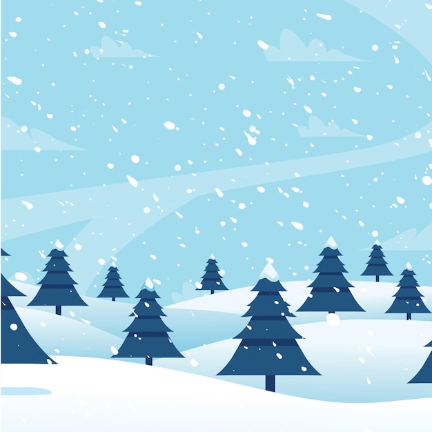 Winter Scene Animation