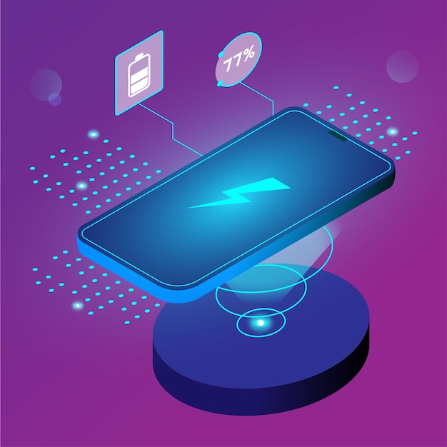 Wireless charging of the phone