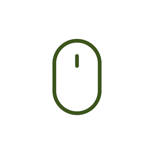wireless computer mouse icon vector design templates
