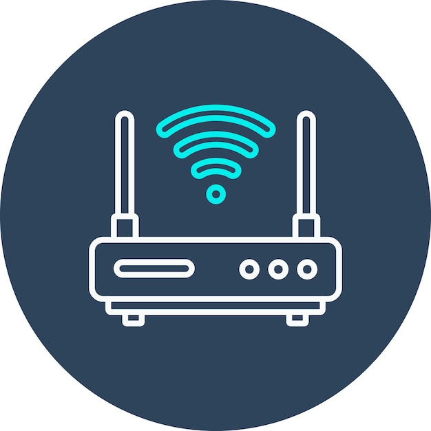 wireless router vector icon can be used for computer and hardware iconset