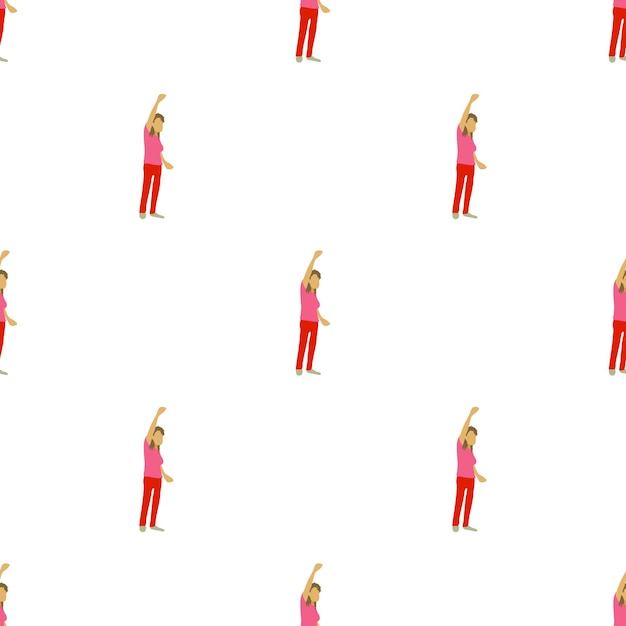 woman protest on the street pattern seamless background texture repeat wallpaper geometric vector