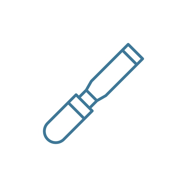 Wood Chisel icon vector design templates simple and modern concept