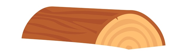 wooden log icon vector illustration