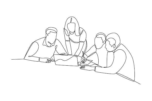 work together in business team work