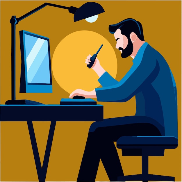 work vector illustration