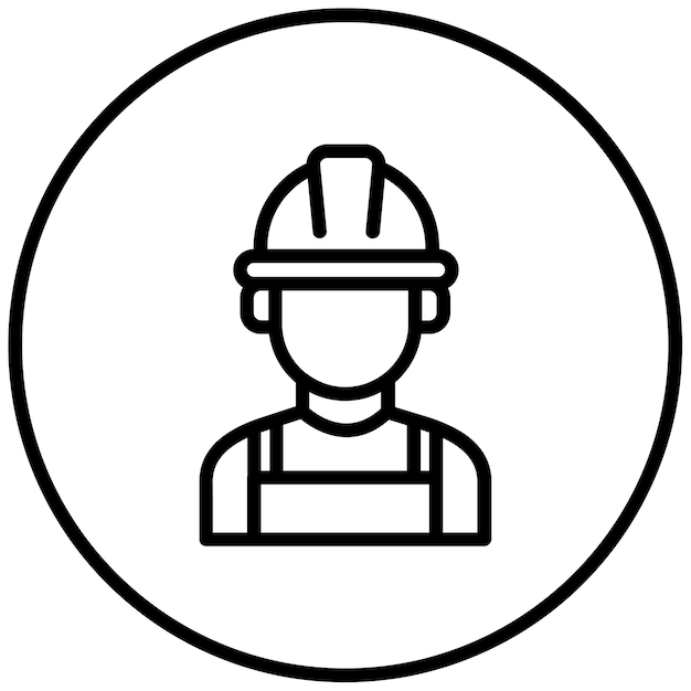 Worker Male Vector Illustration