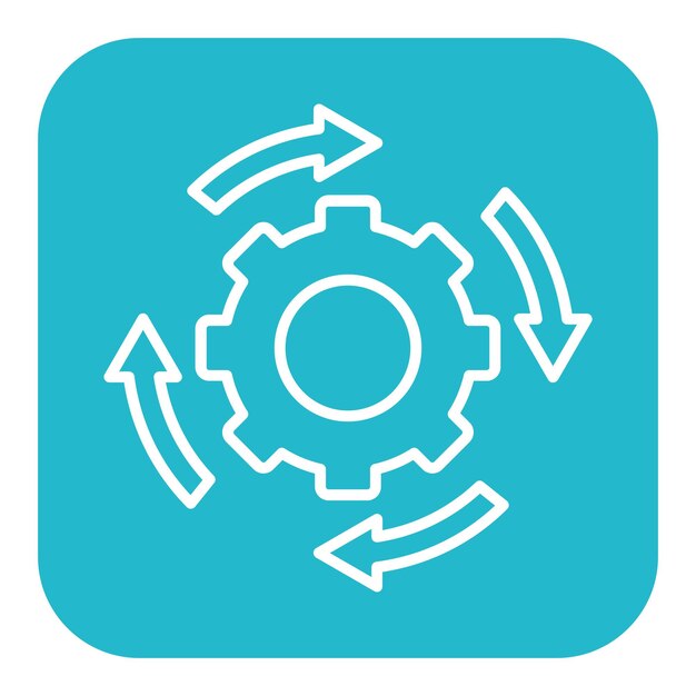 Workflow Cycle vector icon Can be used for Documents And Files iconset