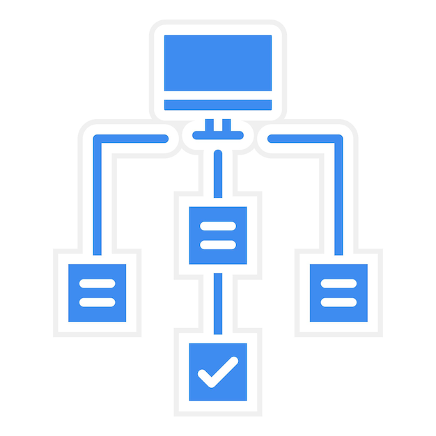 Workflow icon vector image Can be used for Coding and Development