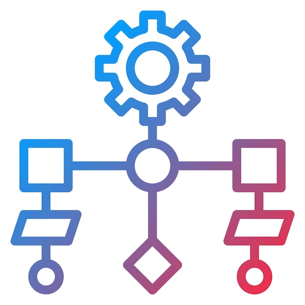 Workflow icon vector image Can be used for Product Management