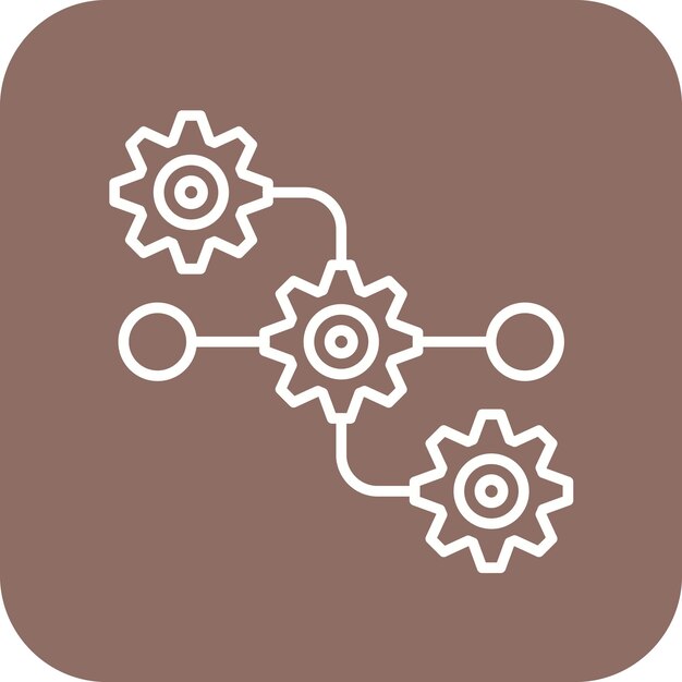 Workflow Process icon vector image Can be used for Project Management