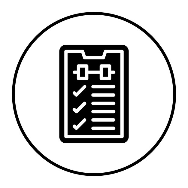 Workout Progress Vector Illustration