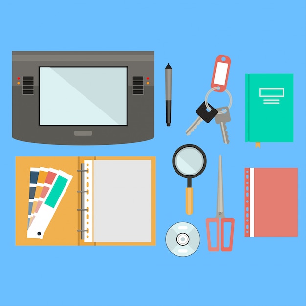 workplace concept. flat design.