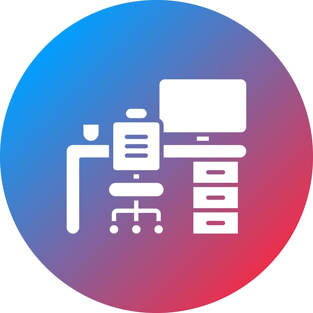Workspace icon vector image Can be used for Work from Home