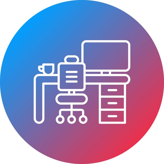Workspace icon vector image Can be used for Work from Home