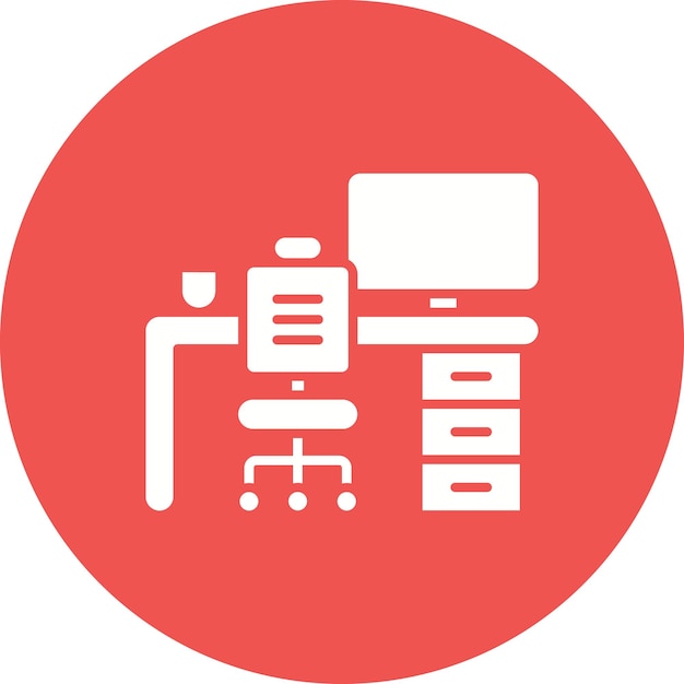 Workspace vector icon Can be used for Work from Home iconset
