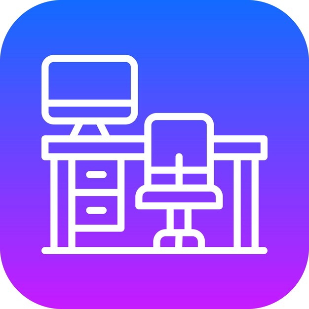Workspace Vector Illustration