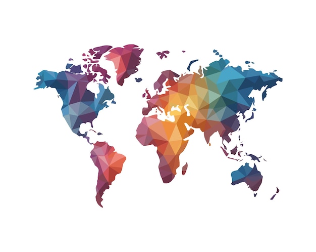 World map vector illustration