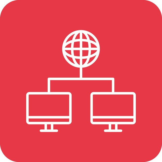 Worldwide Network icon vector image Can be used for Web Hosting