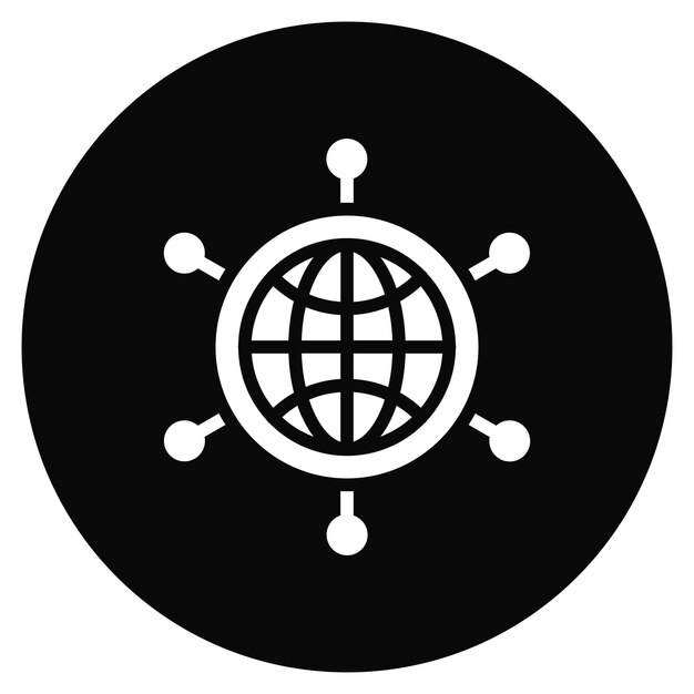 Worldwide Network Vector Illustration