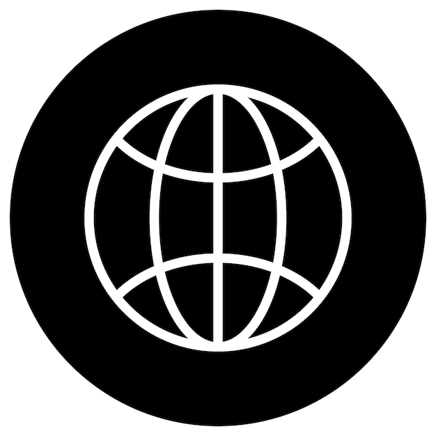 Worldwide Vector Icon Design Illustration