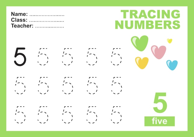 Writing practice worksheet for children Printable activity page for kids Learning Game