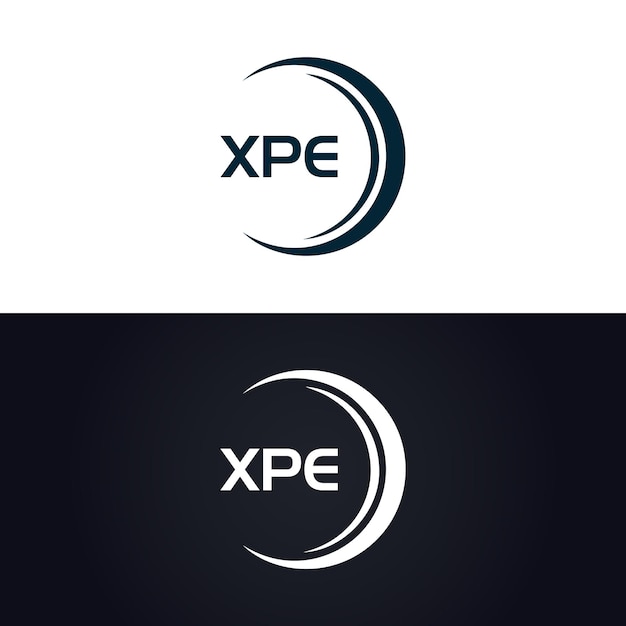 XPE logo X P E design White XPE letter XPE X P E letter logo design X P E letter logo design in