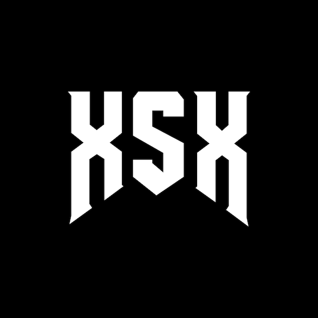 XSX letter logo design for technology company XSX logo design black and white color combination XSX logo XSX vector XSX design XSX icon XSX alphabet XSX typography logo design