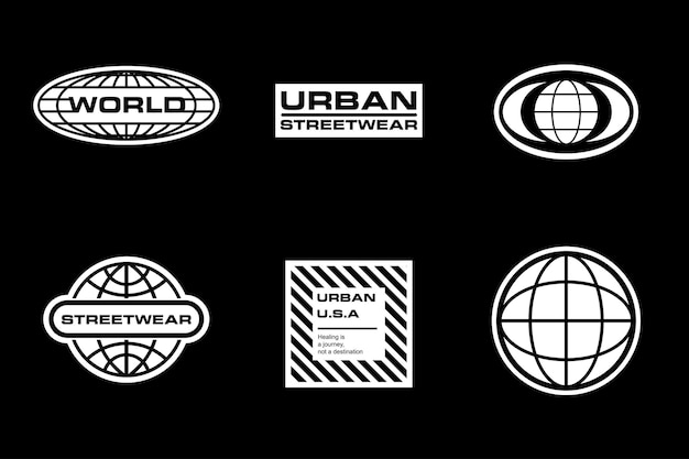 Yaratıcı streetwear konseptli vektör grafik tasarımı