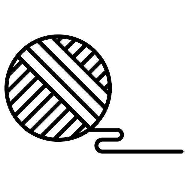Yarn Ball Vector Illustration