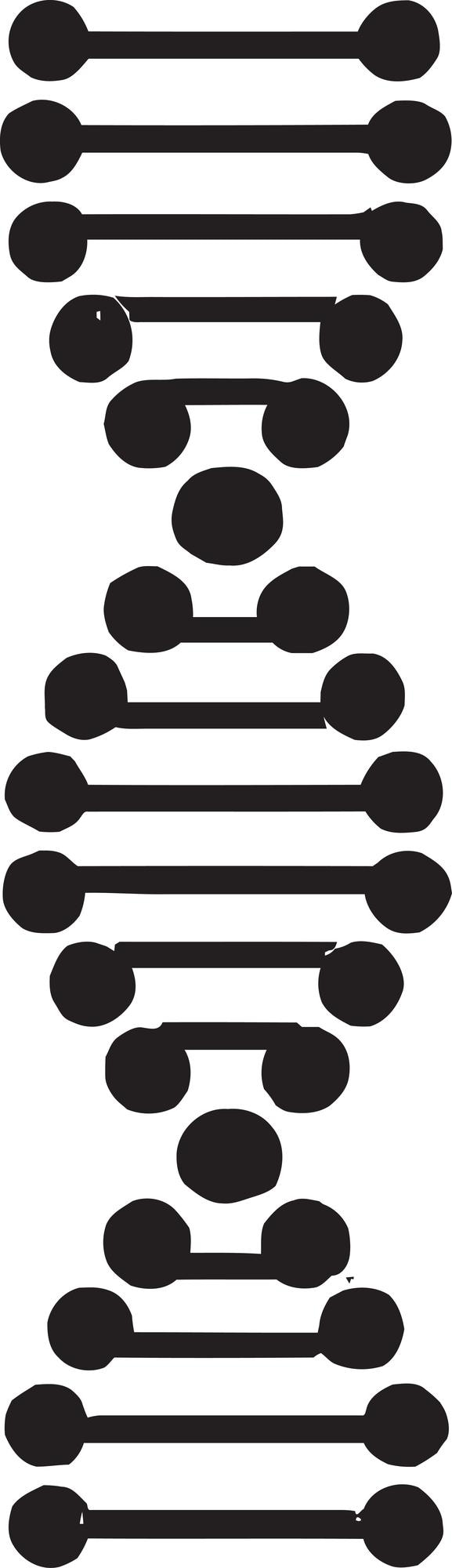Vektör yaşamın yapısı dna amblemi rozet logosu