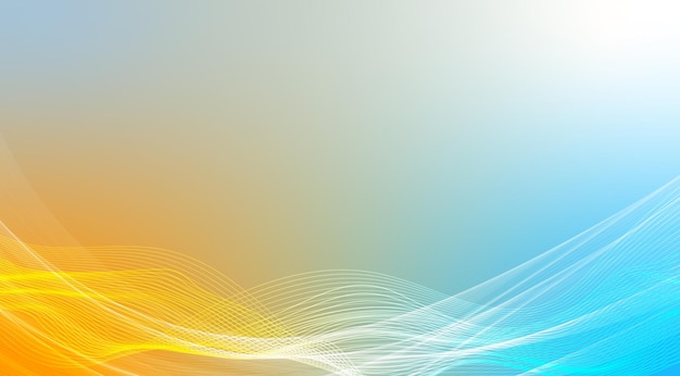 Yellow and blue gradient background