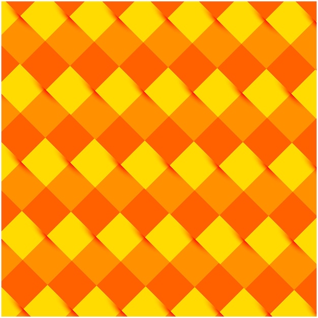 yellow and red 3d background with squares