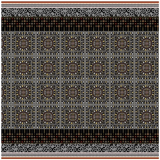 yellow background pattern for textile usage fabric design