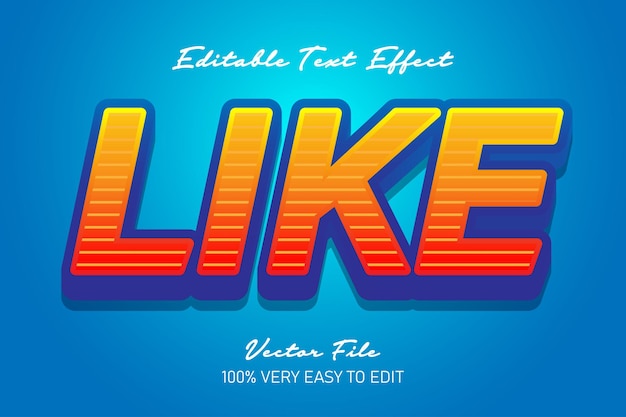 yellow blue fresh text effect for kids