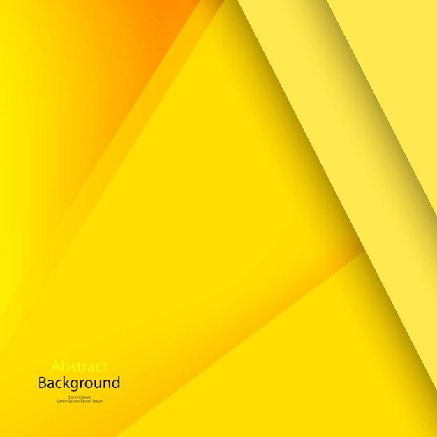 Yellow color background abstract art vector