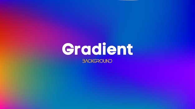 Yellow green blue magenta gradient. Gradient Abstract Vector Illustration.