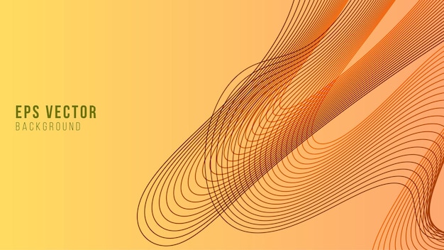 Yellow Pink Gradient Line shape Background Abstract EPS Vector