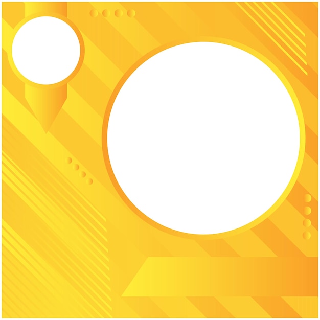 Yellow Social Media Abstract Background Templete