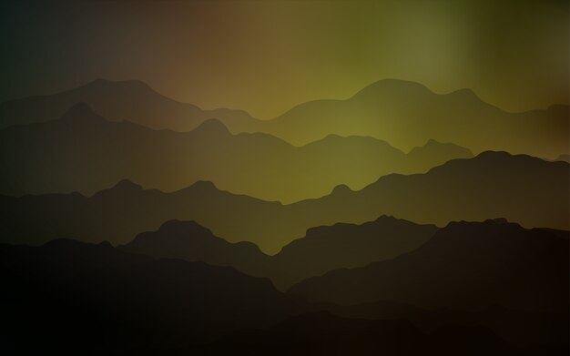 Yellow vector pattern with bent lines