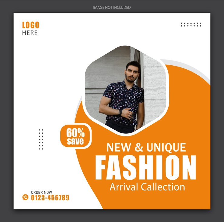 Yeni moda satış sosyal medya gönderisi