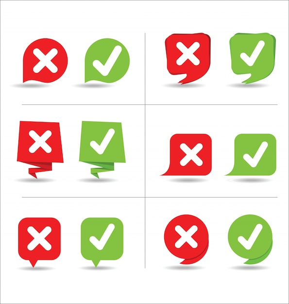Yes and no sign