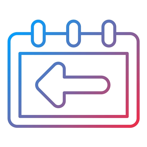 Yesterday icon vector image Can be used for Time and Date