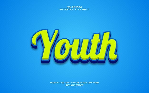 Youth Text Effect